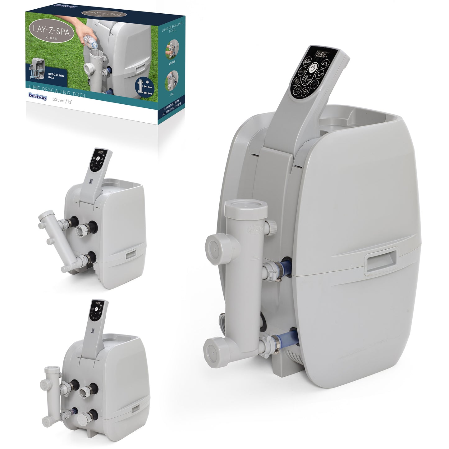 Lay-Z-Spa Hot Tub Descaler front view with packaging