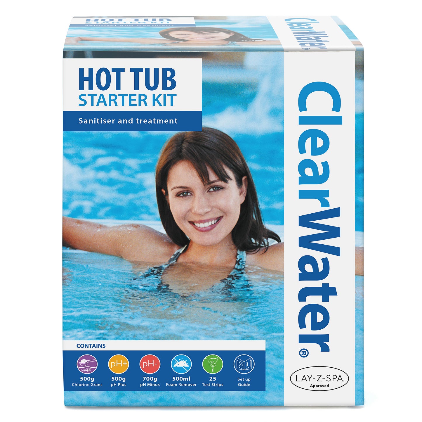 Clearwater Hot Tub Chemical Starter Kit | Spa Water Care Essentials