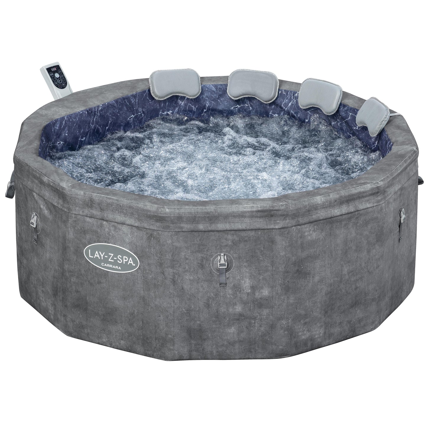 Lay-Z-Spa Carrara Foam Hot Tub (4–6 Person) – Energy Efficient ThermaCore™ Spa | RW Home & Garden