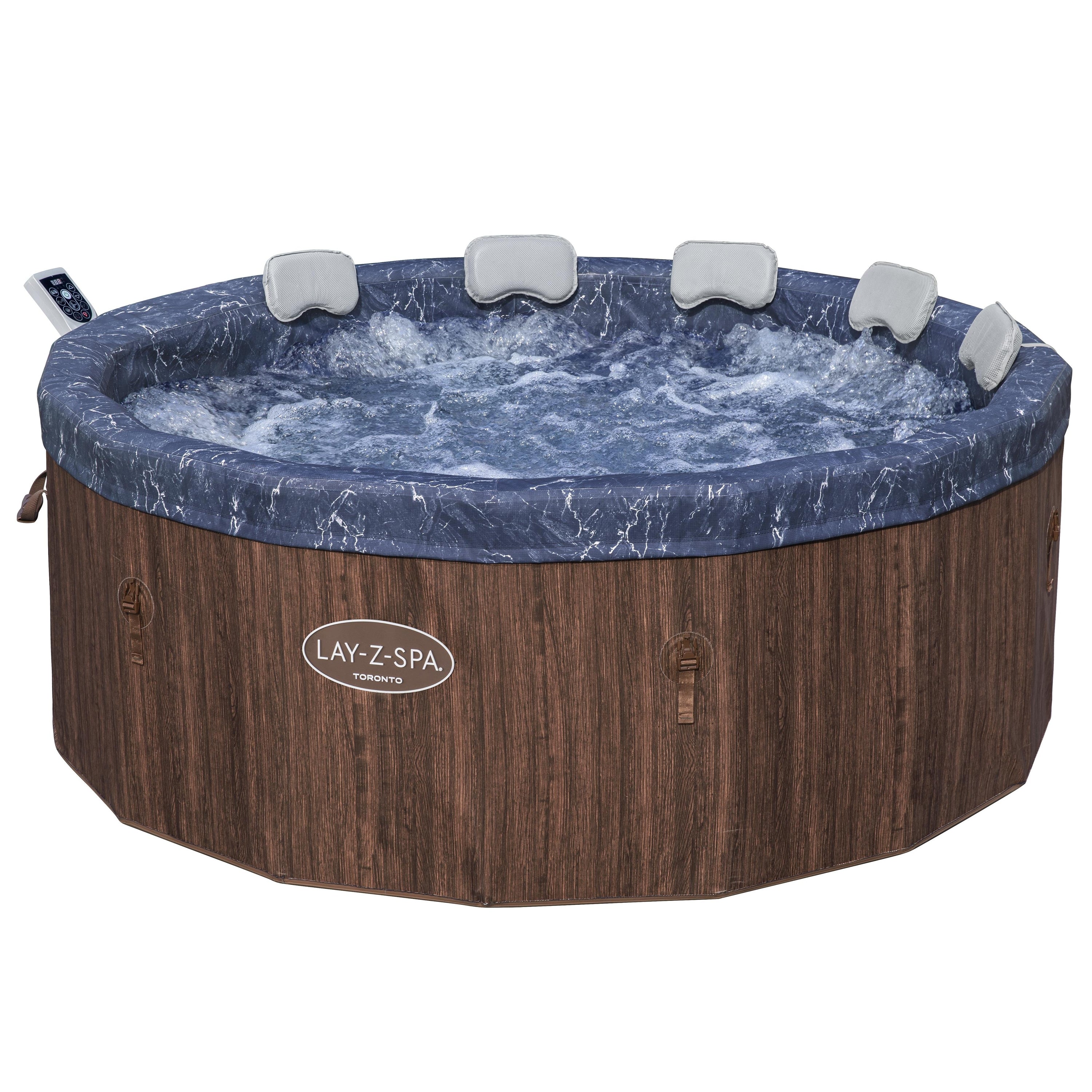 Lay-Z-Spa Toronto ThermaCore UltraFit AirJet hot tub with rigid foam walls