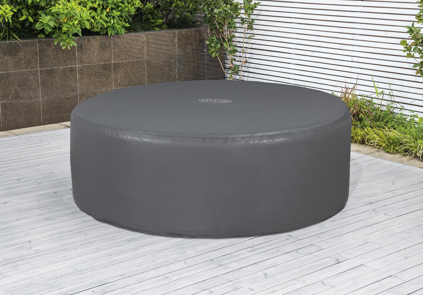 Lay-Z-Spa® Round Thermal Hot Tub Cover – Large 196cm x 71cm | Insulated Energy-Saving Spa Lid