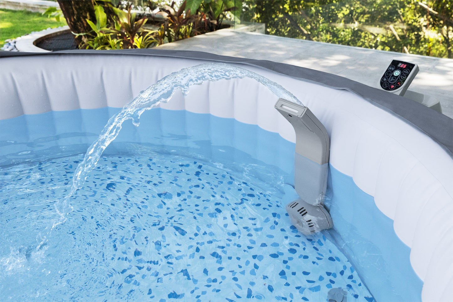 Lay-Z-Spa Soothing LED Waterfall | Fits AirJet Hot Tubs