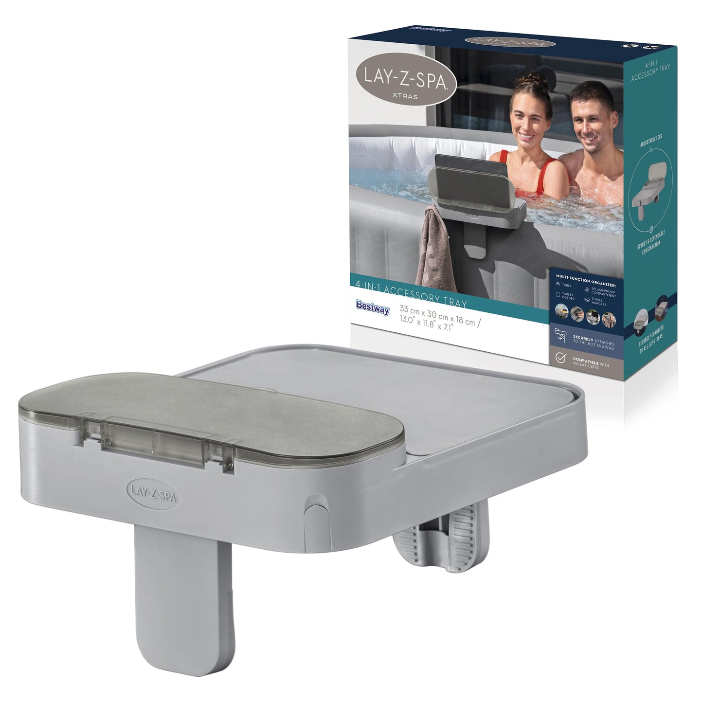 Lay-Z-Spa 4-in-1 Hot Tub Accessory Tray Table