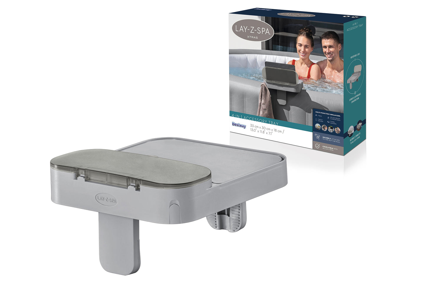Lay-Z-Spa 4-in-1 Hot Tub Accessory Tray Table