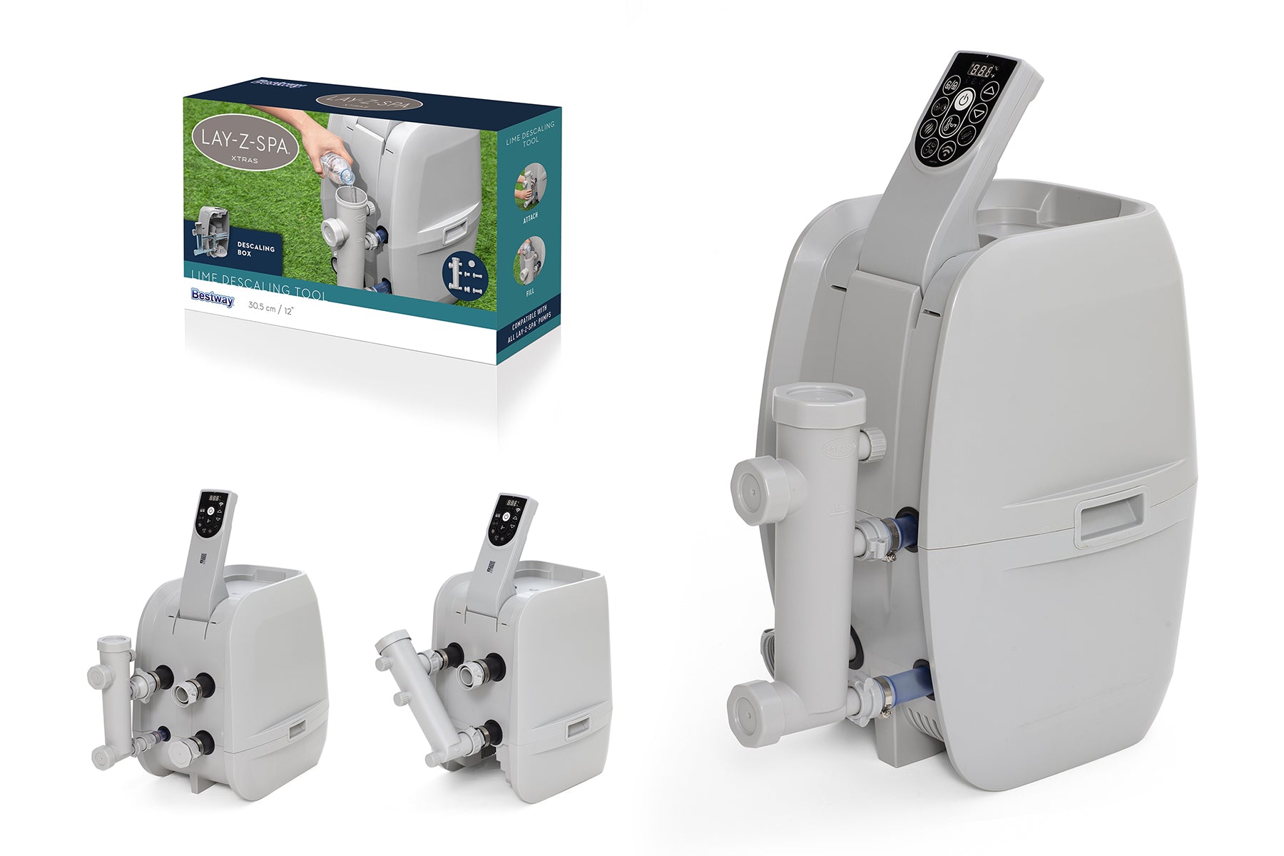 Official Lay-Z-Spa Descaler kit with instruction manual