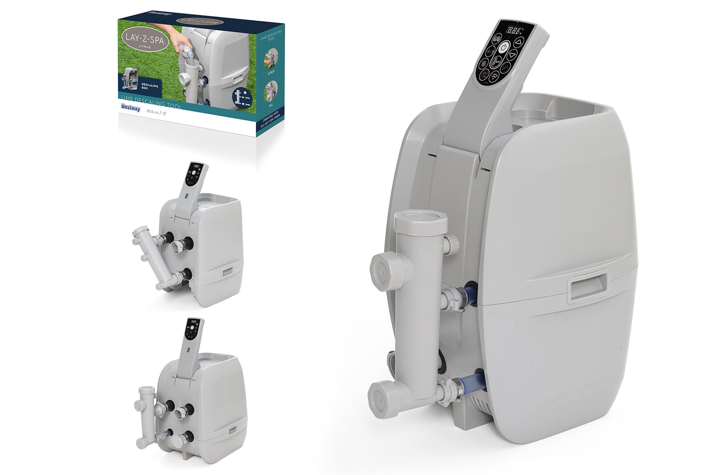 Descaler removing limescale from Lay-Z-Spa heater pump