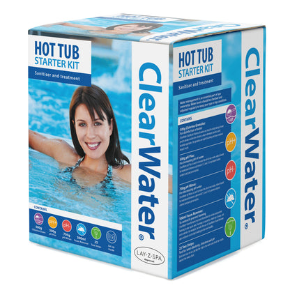 Clearwater Hot Tub Chemical Starter Kit | Spa Water Care Essentials