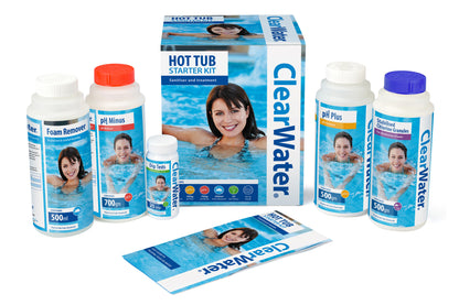 Clearwater Hot Tub Chemical Starter Kit | Spa Water Care Essentials