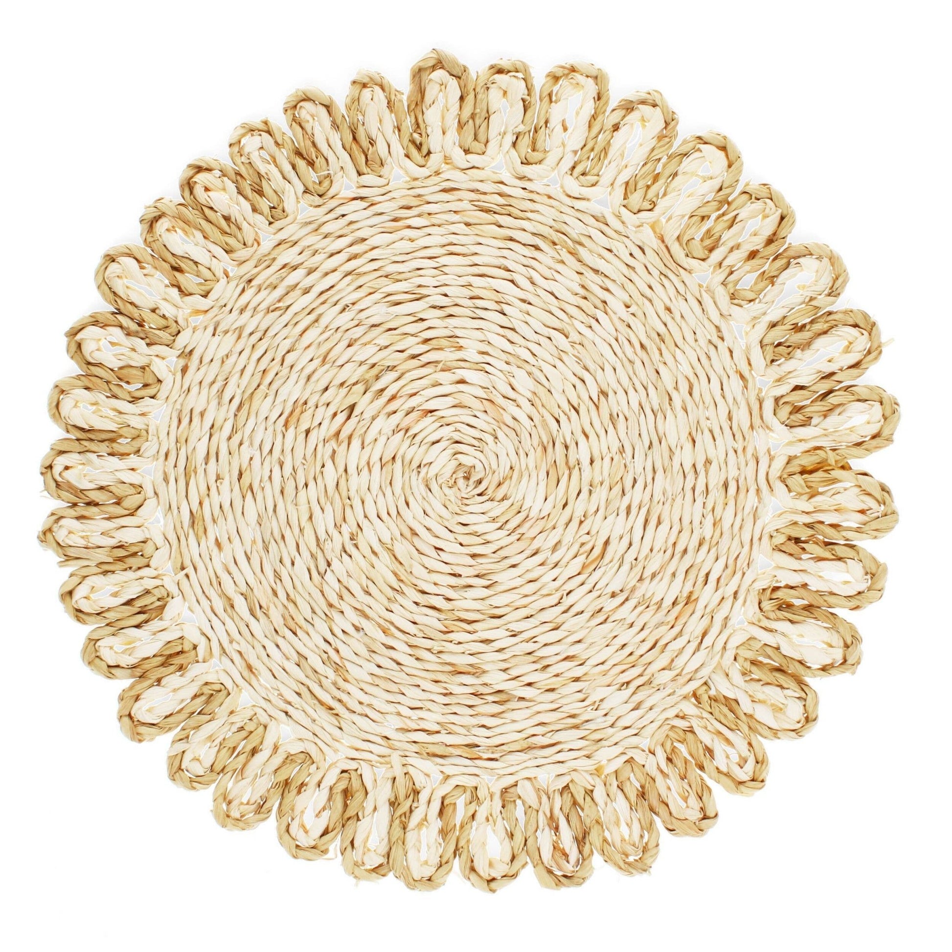 Corn Husk Placemat - Natural - RW Home & Garden