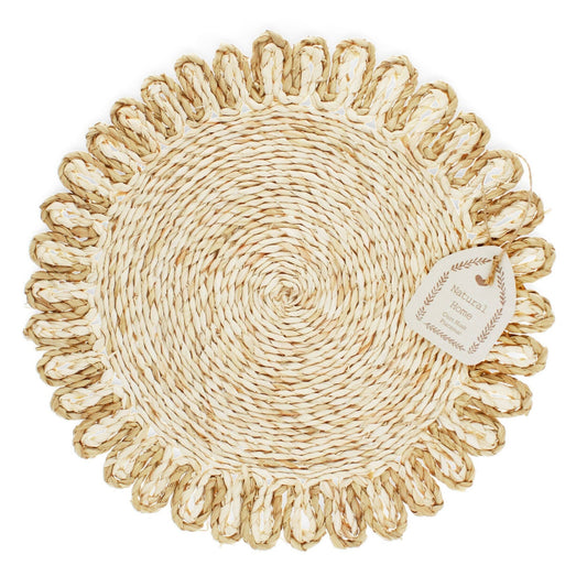 Corn Husk Placemat - Natural - RW Home & Garden