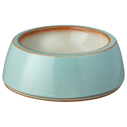 DENBY STONEWARE PAVILION BLUE MEDIUM PET BOWL - RW Home & Garden