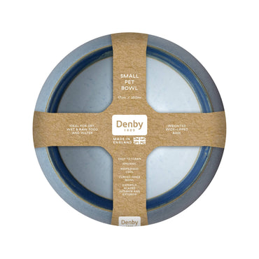DENBY STONEWARE STUDIO GREY SMALL PET BOWL - RW Home & Garden